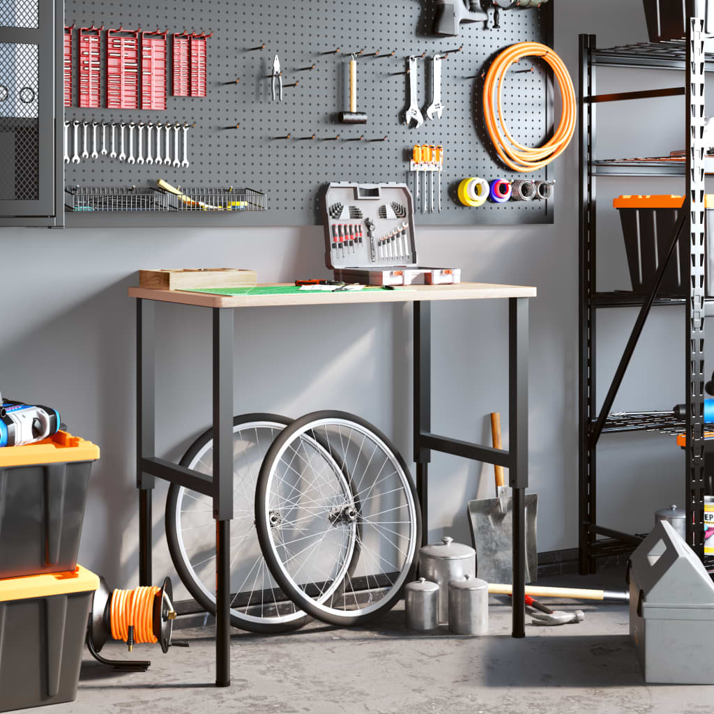 Darbastalio rėmai, 2vnt., juodi, 55x(69-95,5)cm, metalas