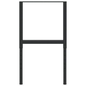 Darbastalio rėmai, 2vnt., juodi, 55x(69-95,5)cm, metalas