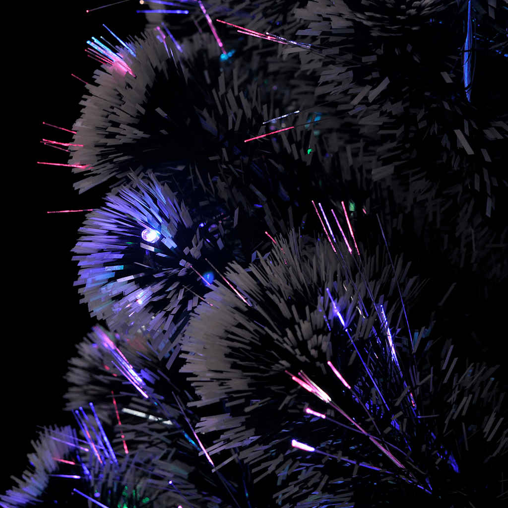 Apšviesta Kalėdų eglutė su stovu ir LED, 150cm, optinis pluoštas