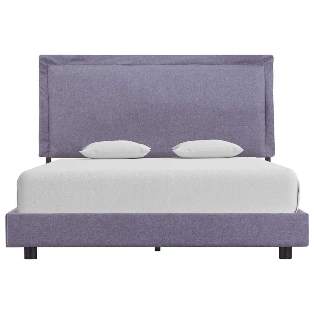 Lovos rėmas be čiužinio, šviesiai pilkas, audinys, 135x190cm