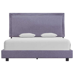 Lovos rėmas be čiužinio, šviesiai pilkas, audinys, 135x190cm