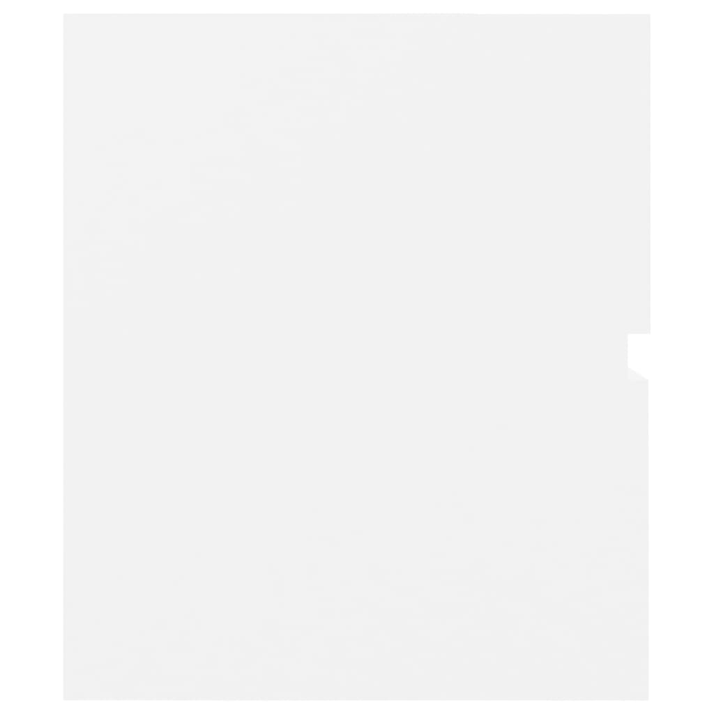 Vonios kambario baldų komplektas, baltos spalvos, MDP