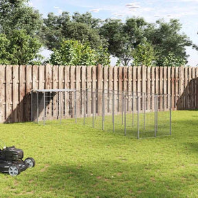 Voljeras šunims, juodos spalvos, 6,05 m², plienas