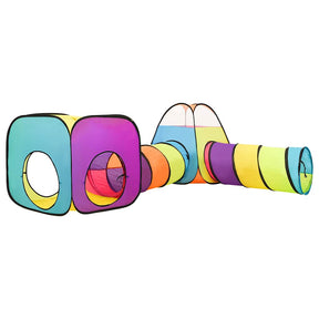 Žaidimų palapinė su 250 kamuoliukų, spalvota, 190x264x90cm