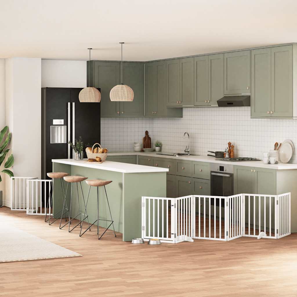 Varteliai šunims su durimis, 9 segmentai, 450cm, tuopos mediena