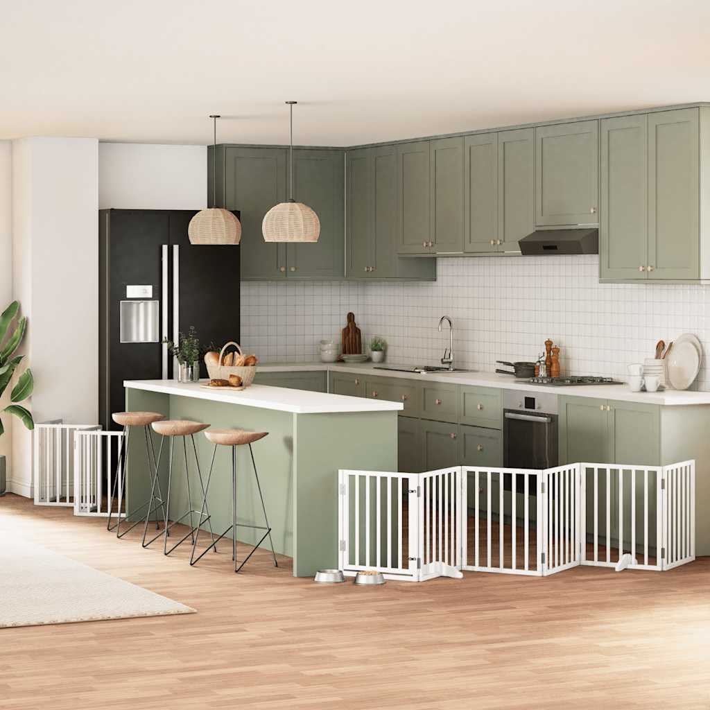 Varteliai šunims su durimis, 9 segmentai, 450cm, tuopos mediena