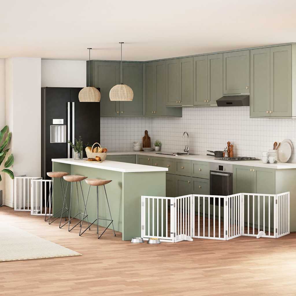 Varteliai šunims su durimis, 9 segmentai, 450cm, tuopos mediena