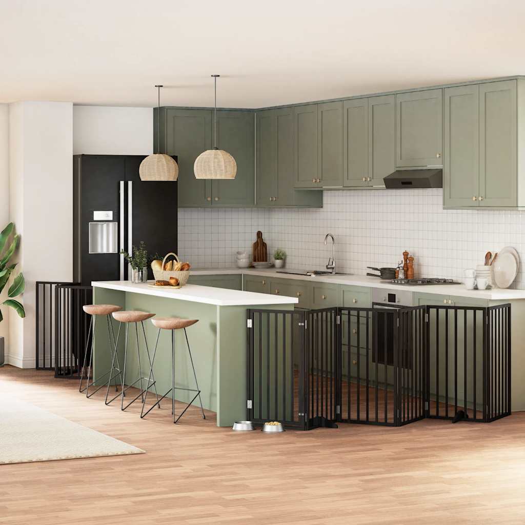 Varteliai šunims su durimis, 9 segmentai, 450cm, tuopos mediena