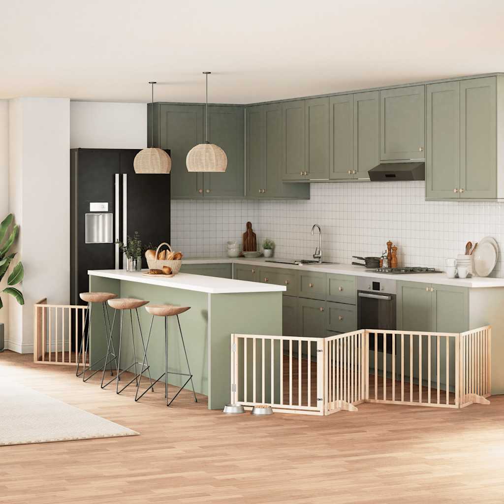 Varteliai šunims su durimis, 9 segmentai, 450cm, tuopos mediena