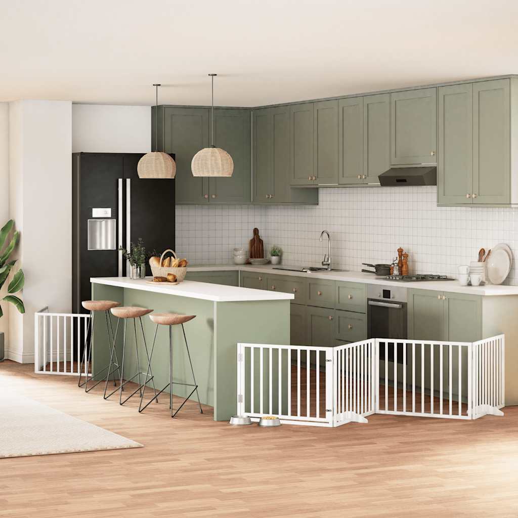 Varteliai šunims su durimis, 9 segmentai, 450cm, tuopos mediena