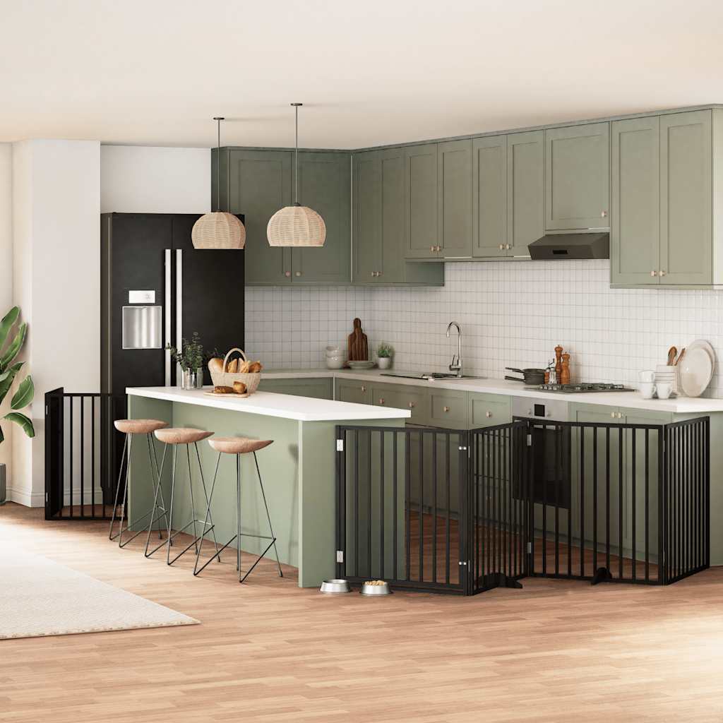 Varteliai šunims su durimis, 9 segmentai, 450cm, tuopos mediena