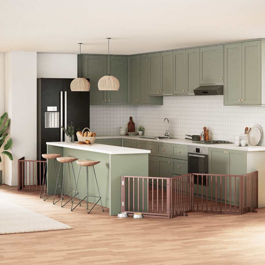 Varteliai šunims su durimis, 9 segmentai, 450cm, tuopos mediena