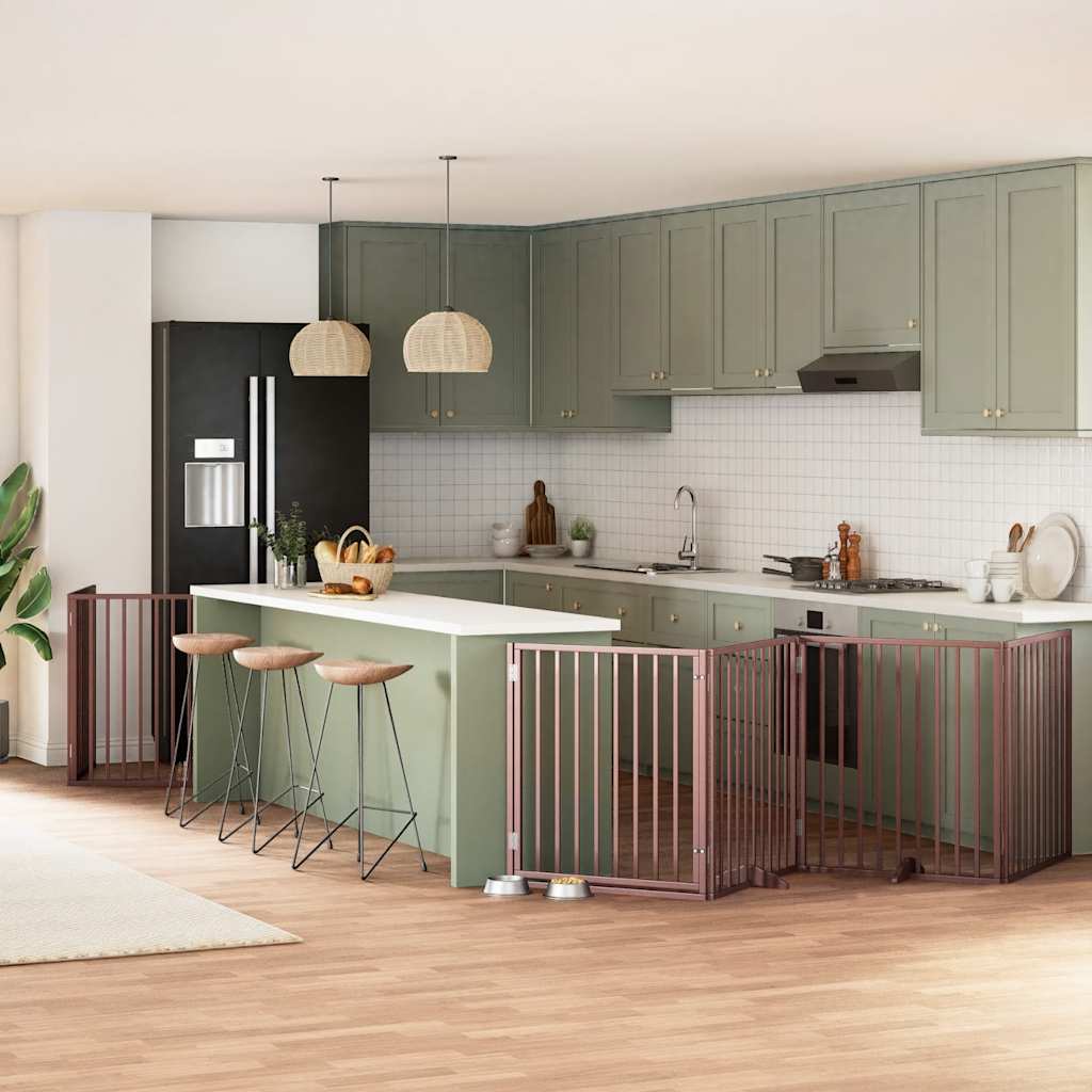 Varteliai šunims su durimis, 9 segmentai, 450cm, tuopos mediena