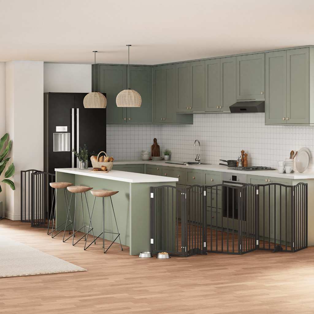 Varteliai šunims su durimis, 9 segmentai, 450cm, tuopos mediena