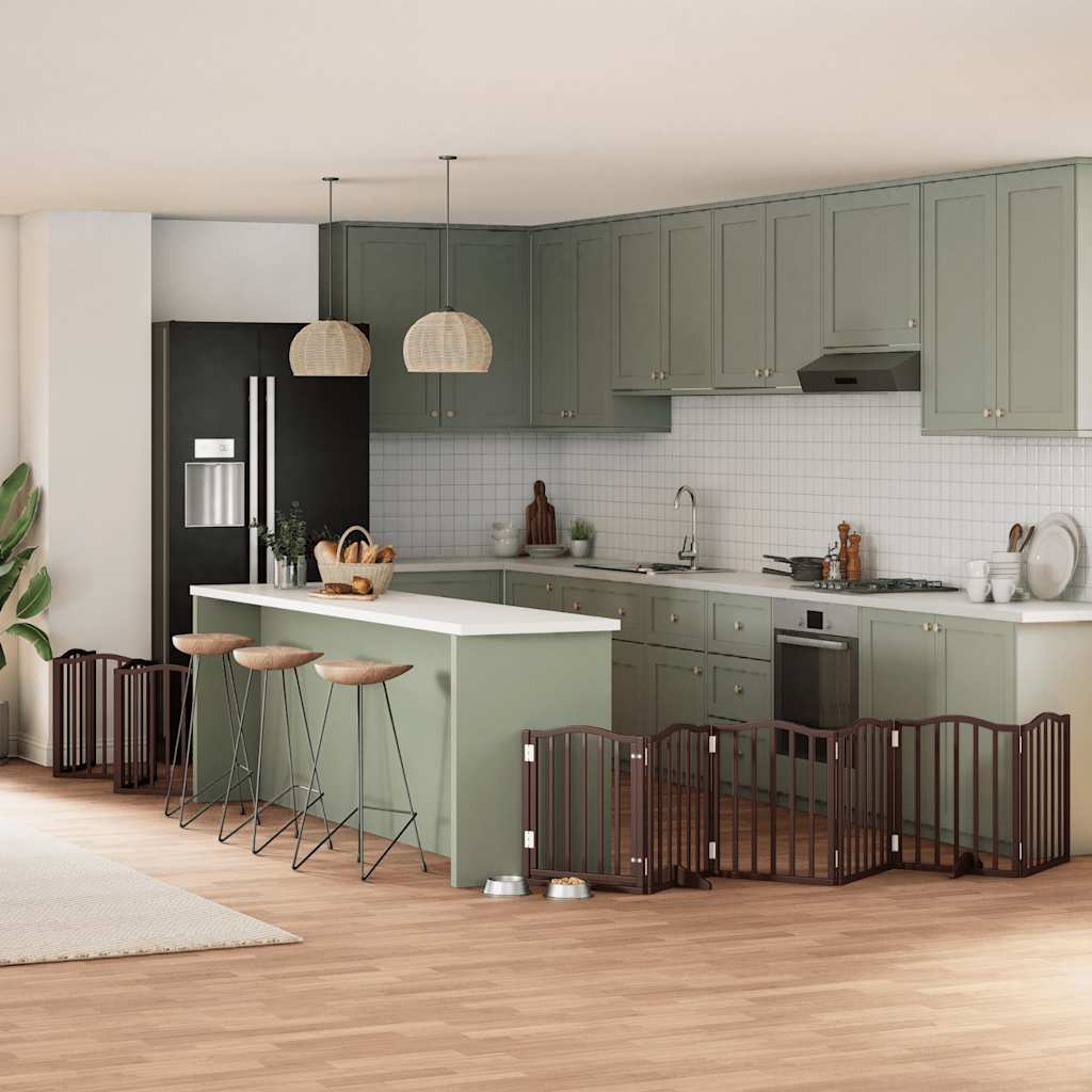 Varteliai šunims su durimis, 9 segmentai, 450cm, tuopos mediena