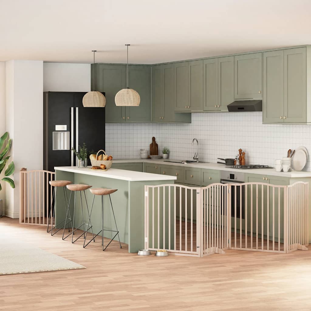 Varteliai šunims su durimis, 9 segmentai, 450cm, tuopos mediena