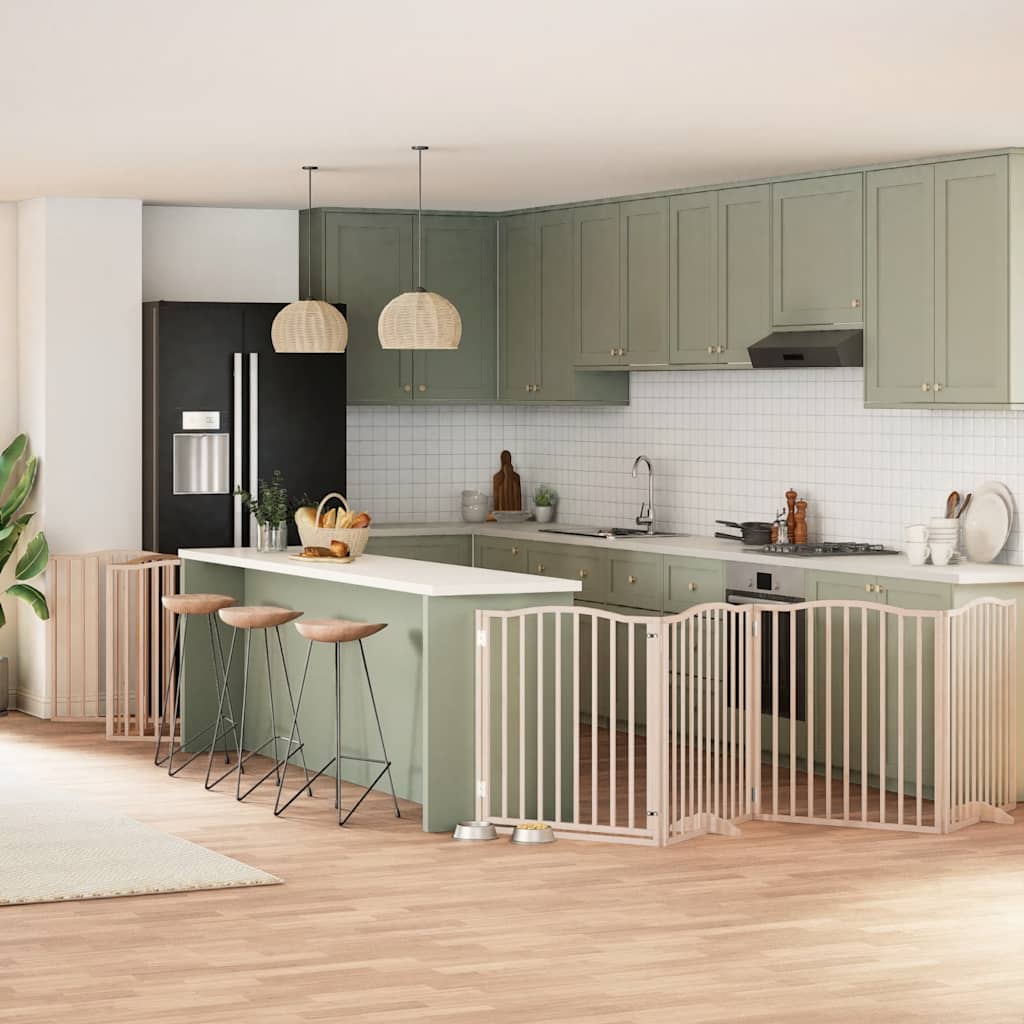 Varteliai šunims su durimis, 9 segmentai, 450cm, tuopos mediena