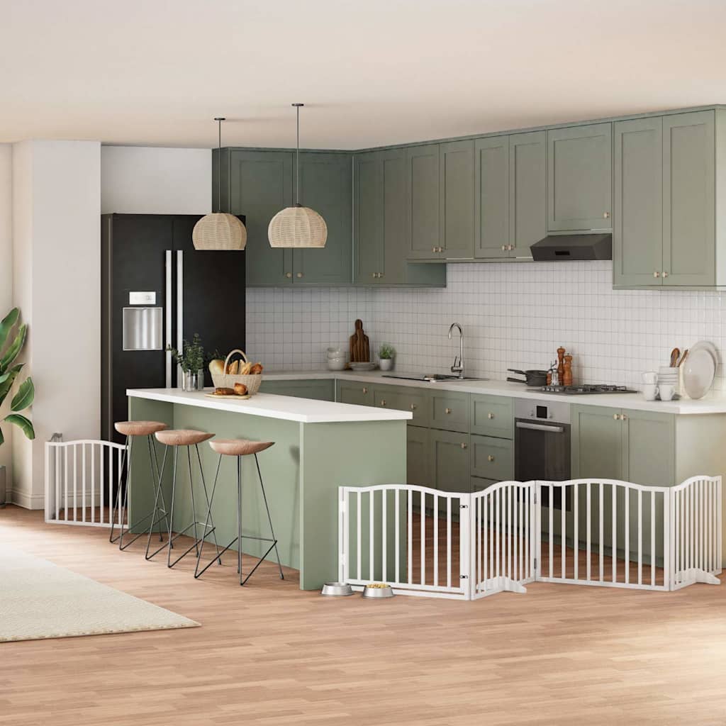 Varteliai šunims su durimis, 9 segmentai, 450cm, tuopos mediena