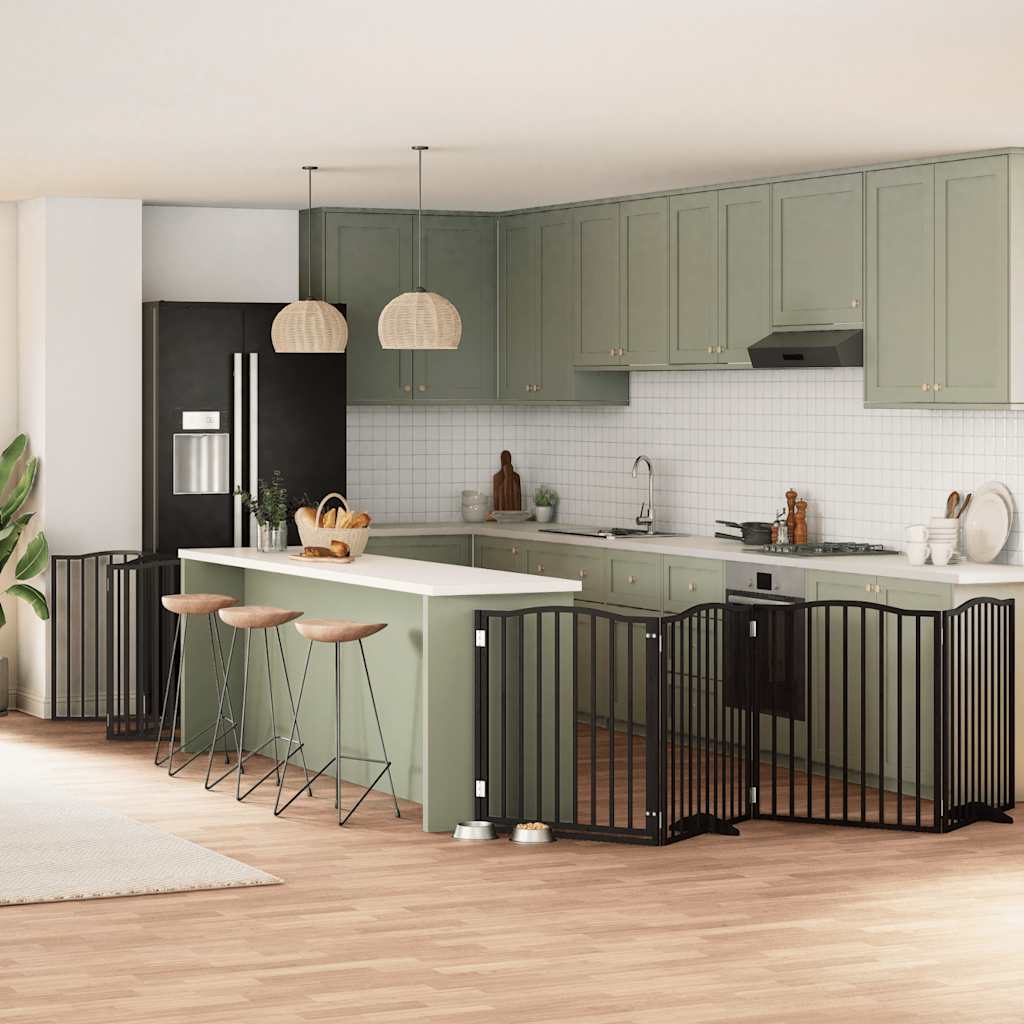 Varteliai šunims su durimis, 9 segmentai, 450cm, tuopos mediena