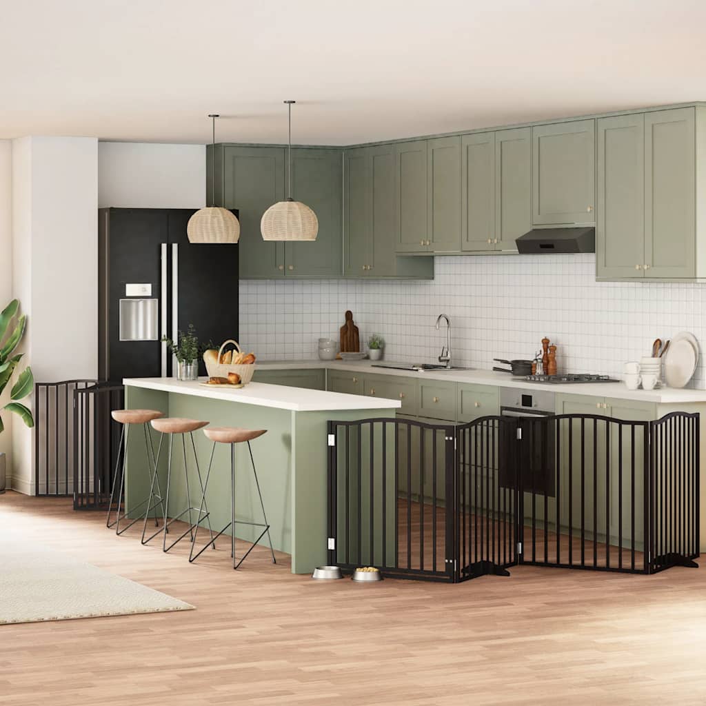 Varteliai šunims su durimis, 9 segmentai, 450cm, tuopos mediena