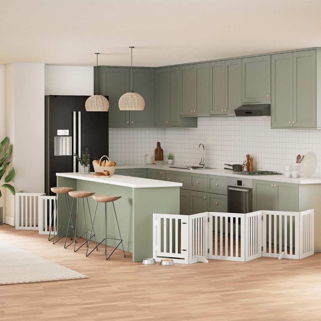 Varteliai šunims su durimis, 9 segmentai, 450cm, tuopos mediena