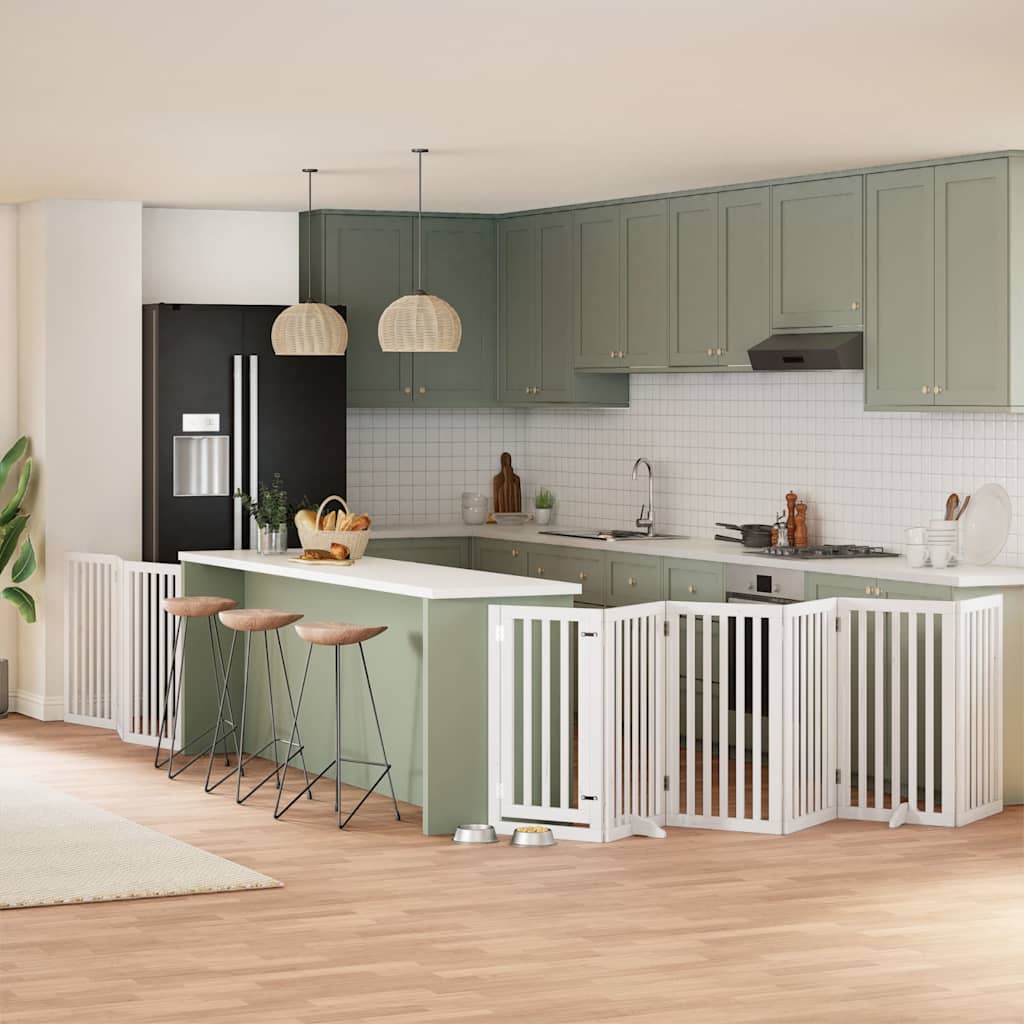 Varteliai šunims su durimis, 9 segmentai, 450cm, tuopos mediena