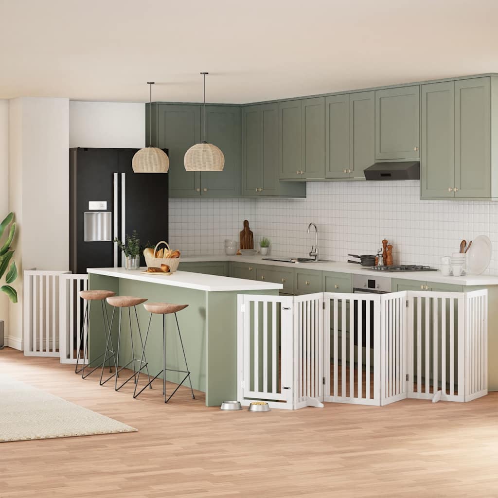 Varteliai šunims su durimis, 9 segmentai, 450cm, tuopos mediena