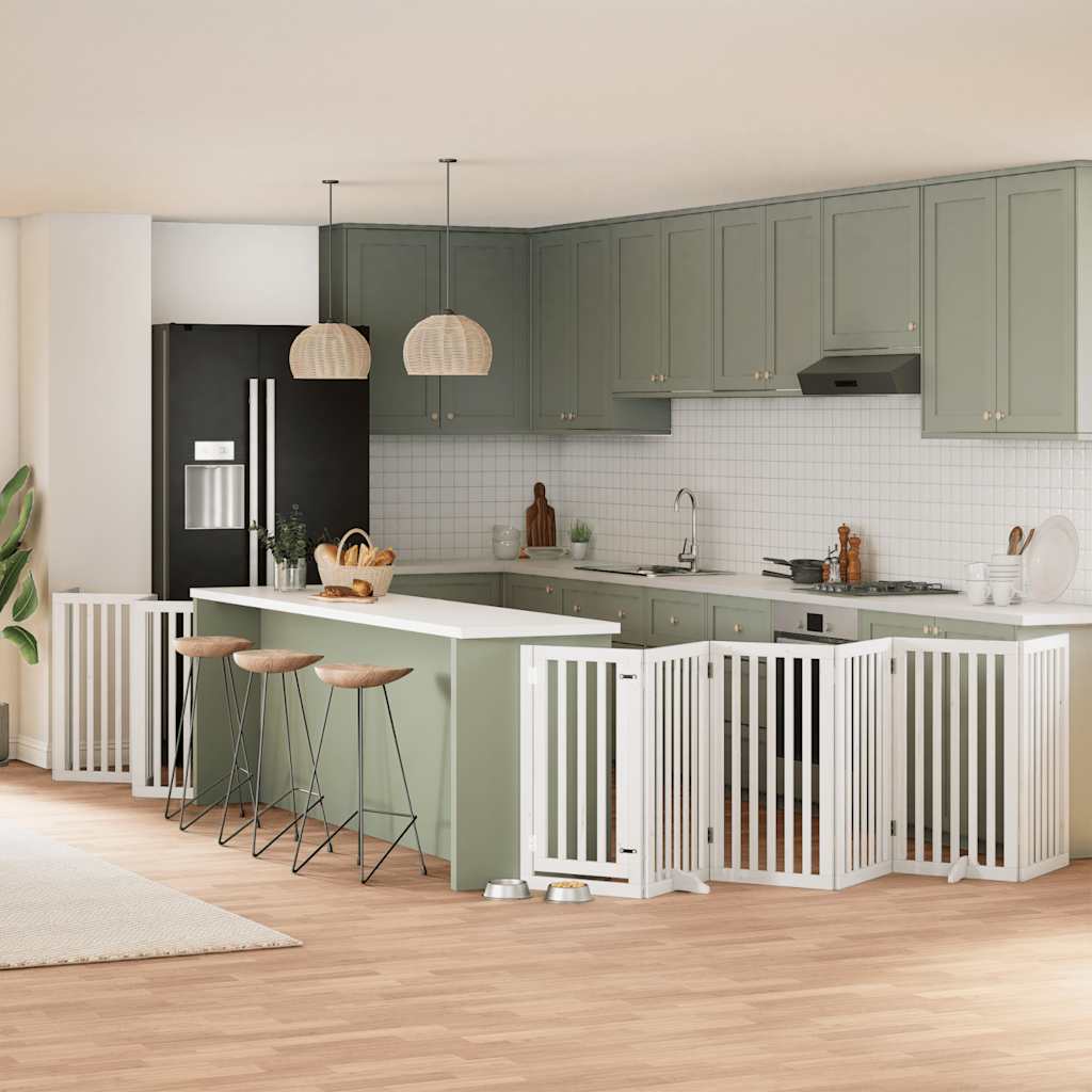 Varteliai šunims su durimis, 9 segmentai, 450cm, tuopos mediena