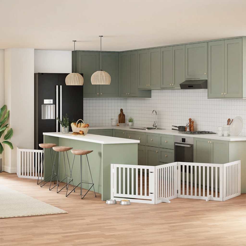 Varteliai šunims su durimis, 9 segmentai, 450cm, tuopos mediena