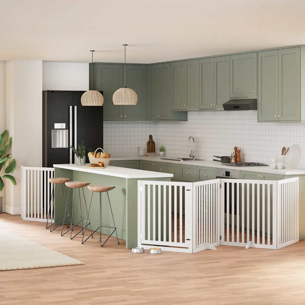 Varteliai šunims su durimis, 9 segmentai, 450cm, tuopos mediena