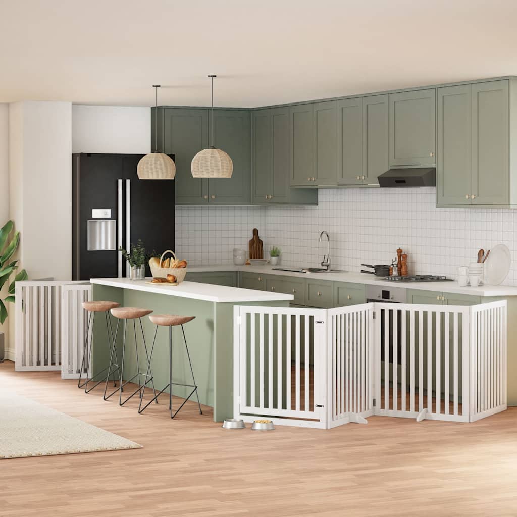 Varteliai šunims su durimis, 9 segmentai, 450cm, tuopos mediena