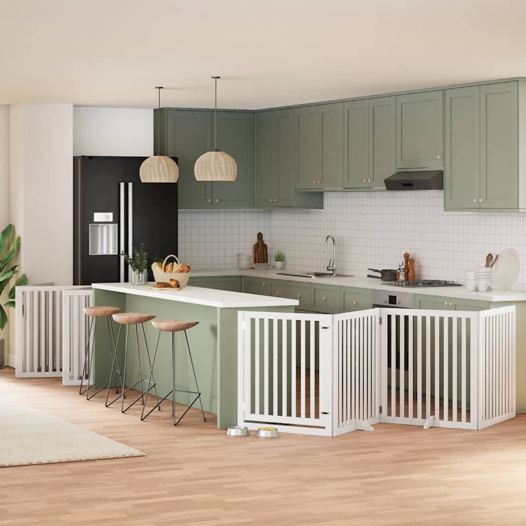 Varteliai šunims su durimis, 9 segmentai, 450cm, tuopos mediena