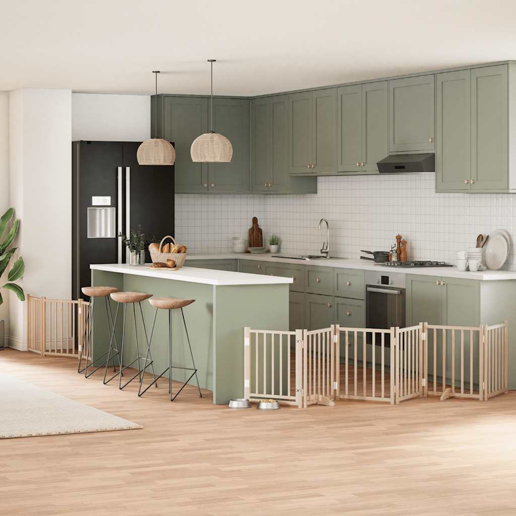 Varteliai šunims su durimis, 9 segmentai, 450cm, tuopos mediena