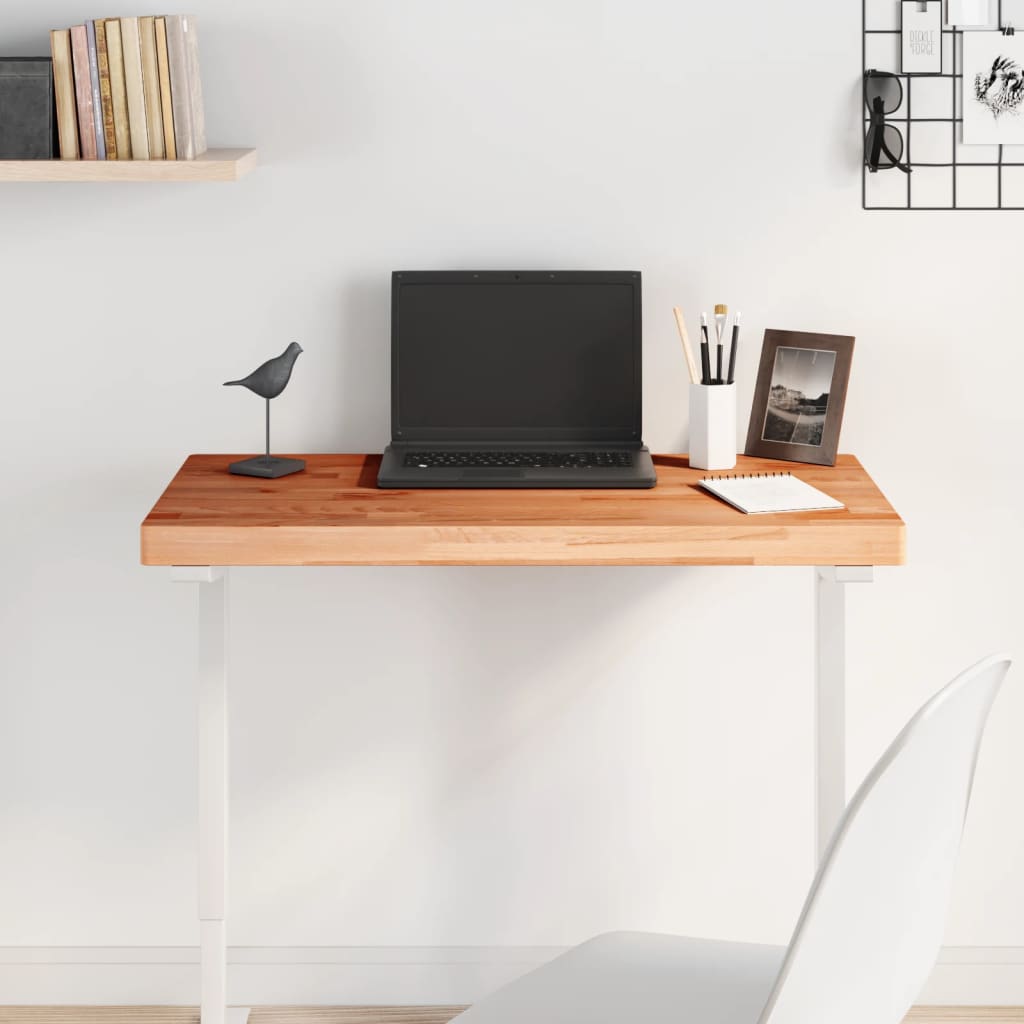 Stalviršis, 80x40x1,5cm, bukmedžio masyvas, stačiakampis