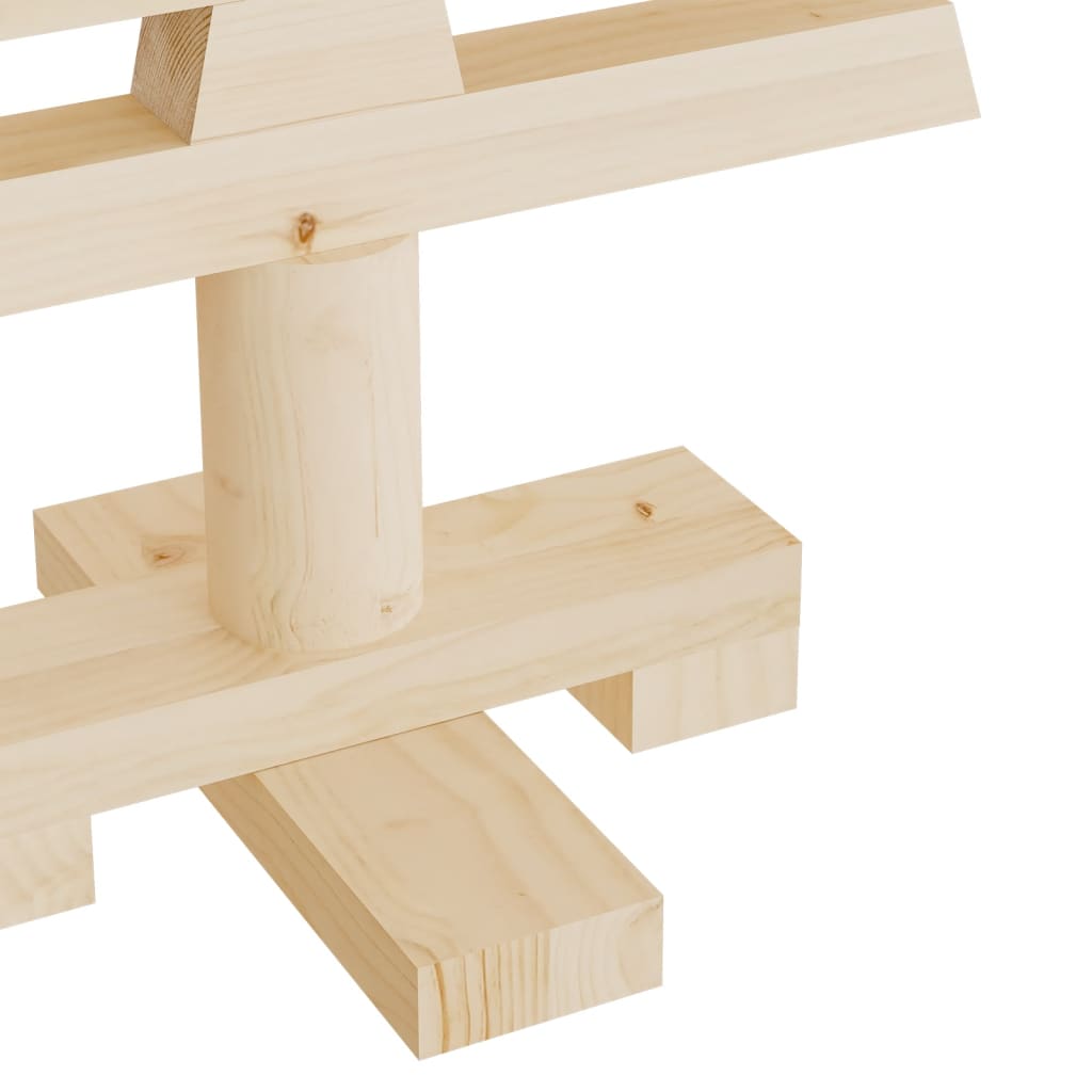 Medinės Kalėdų eglutės, 3vnt., pušies medienos masyvas