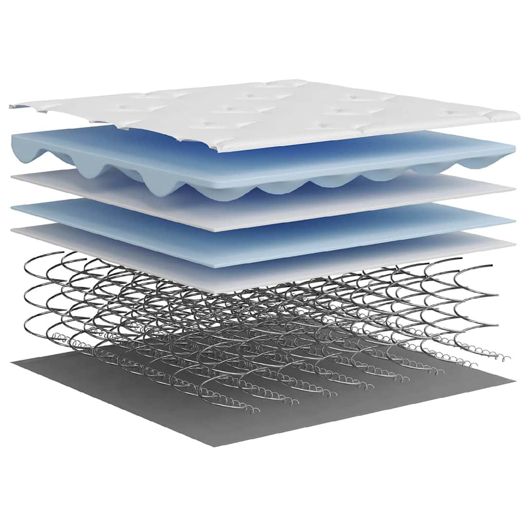 Bonnell tipo spyruoklių čiužinys, 120x200cm, vidutinio kietumo