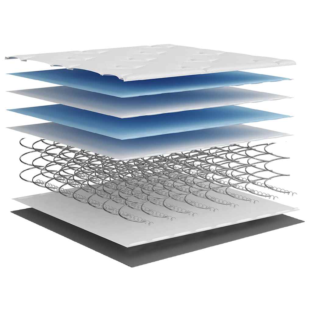 Kišeninių spyruoklių čiužinys, 160x200cm, vidutinis/kietas