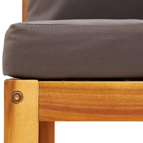 6 dalių sodo sofų komplektas su pagalvėlėmis, akacijos mediena ir virvė