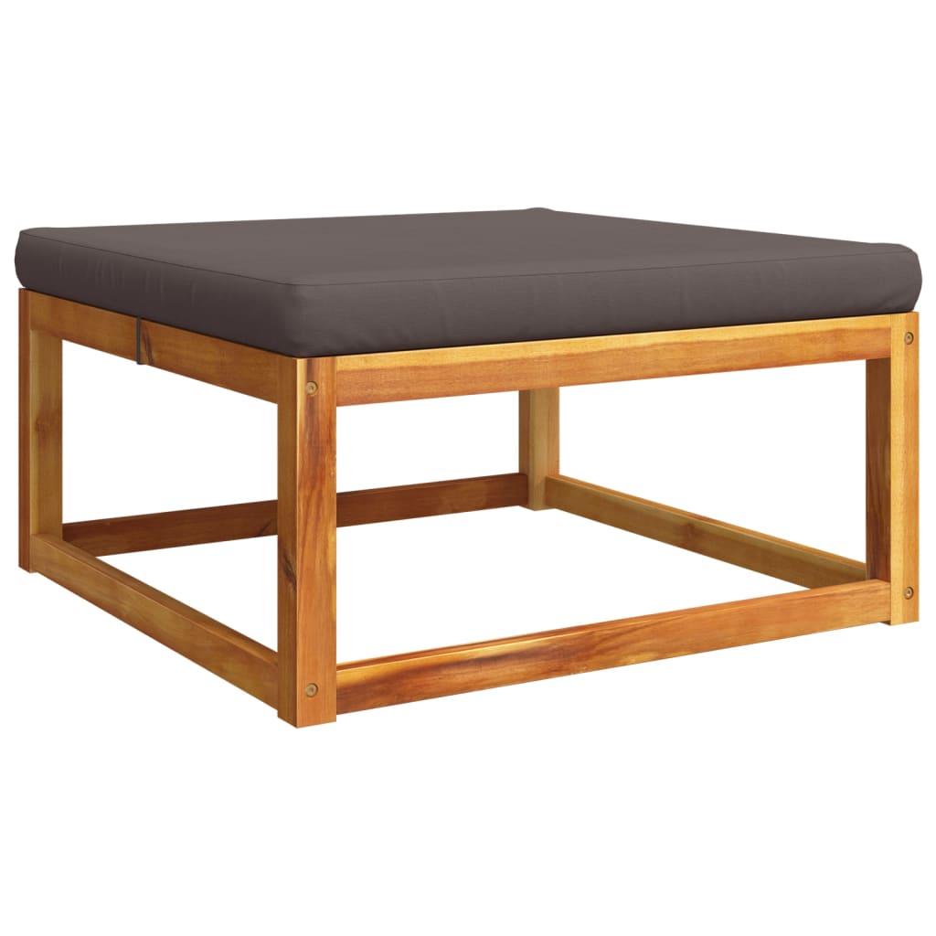 6 dalių sodo sofų komplektas su pagalvėlėmis, akacijos mediena ir virvė