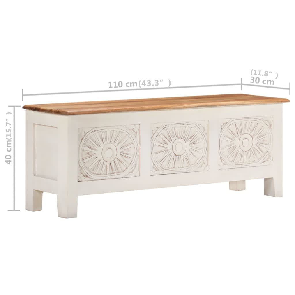 Daiktadėžė, 110x30x40cm, akacijos medienos masyvas