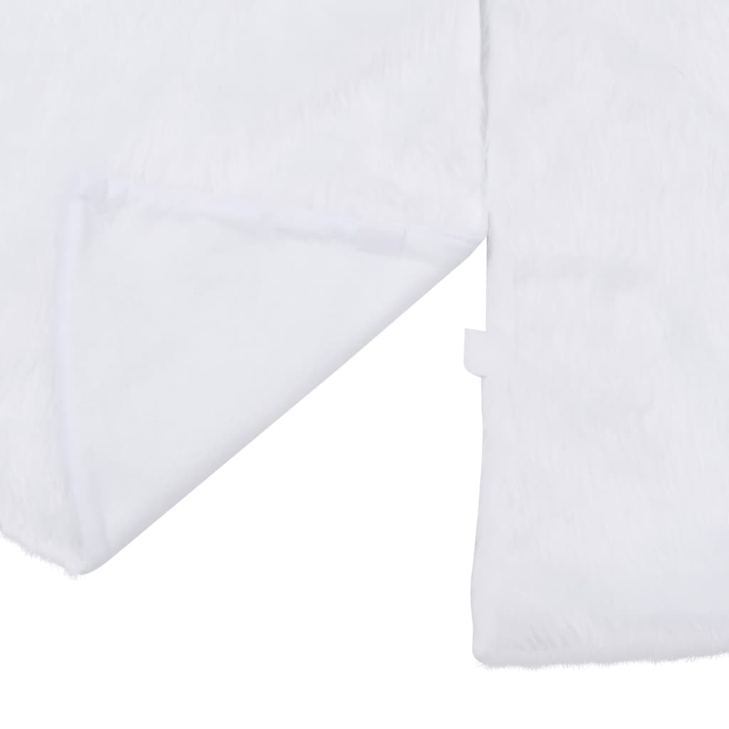 Kalėdinės eglutės sijonas, baltas, 90 cm, dirbtinis kailis