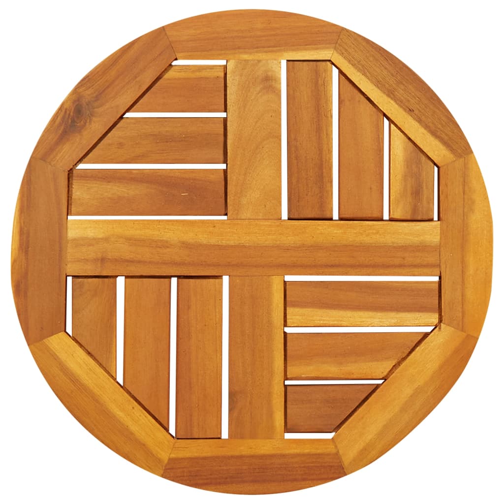 Stalviršis, Ø40x2 cm, akacijos medienos masyvas, apskritas
