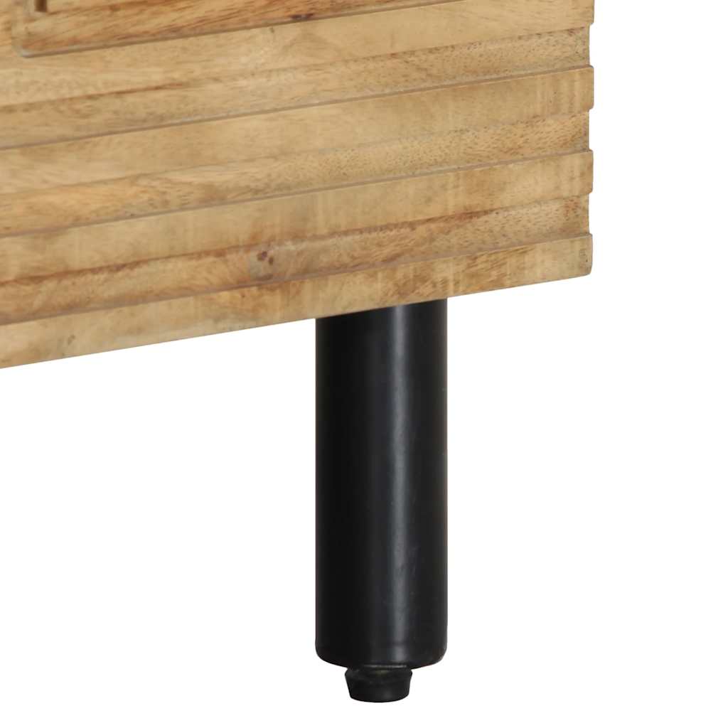 televizoriaus spintelė Ruda 80x33x46 cm Medžio masyvo Mango