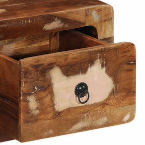 Sieninė televizoriaus spintelė, 100x32x25cm, perdirbta mediena