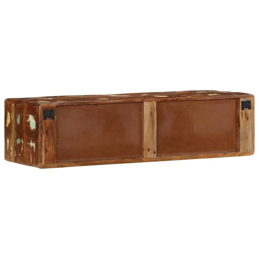 Sieninė televizoriaus spintelė, 100x32x25cm, perdirbta mediena