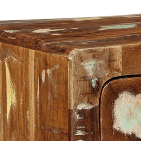 Sieninė televizoriaus spintelė, 100x32x25cm, perdirbta mediena