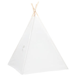 Vaikiška tipi palapinė, balta, 120x120x150cm, persiko oda