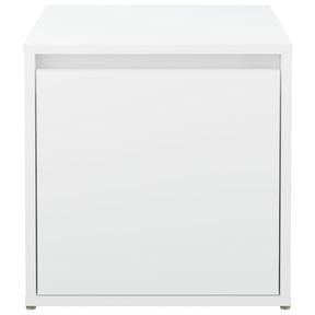 Dėžė-stalčius, baltos spalvos, 40,5x40x40cm, apdirbta mediena
