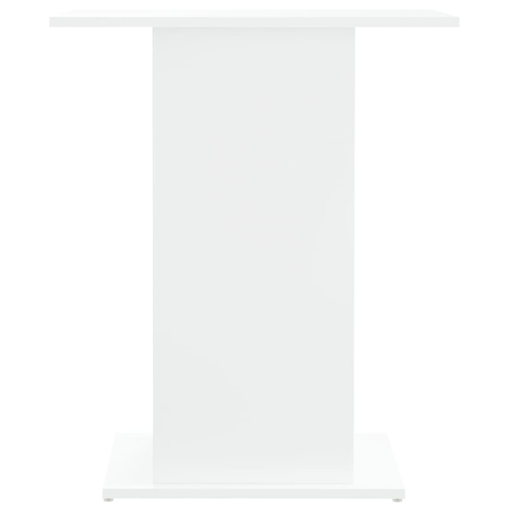 Akvariumo stovas, baltas, 60,5x36x72,5cm, apdirbta mediena