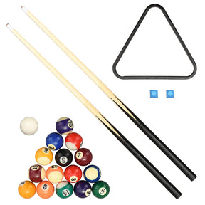 Mini biliardo stalas, rudas ir žalias, 92x52x19cm, 3 pėdų ilgio